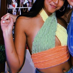 Multi colored top